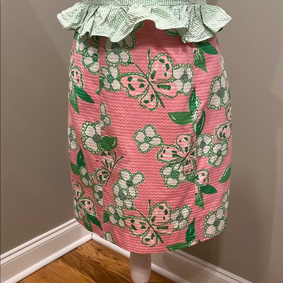 Lilly Pulitzer Lowe Mini Dress Pretty Pink Tootie Floral - Picture 3 of 7